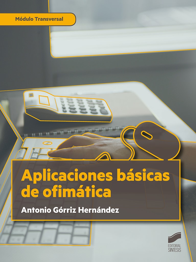 Portada del título aplicaciones básicas de ofimática