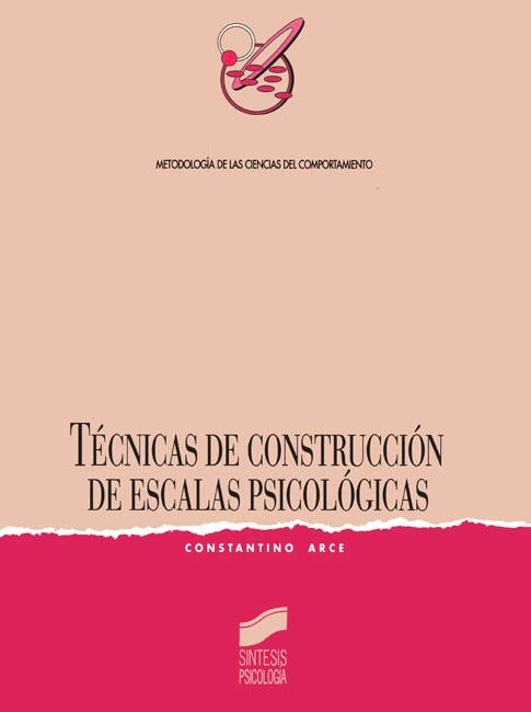 Portada del título técnicas de construcción de escalas psicológicas