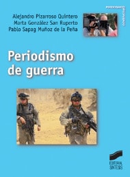 Portada del título periodismo de guerra