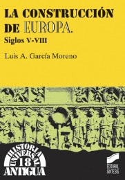 Portada del título la construcción de europa. siglos v-viii