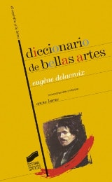 Portada del título diccionario de bellas artes