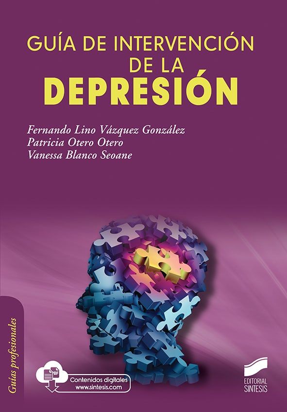 Portada del título guía de intervención de la depresión