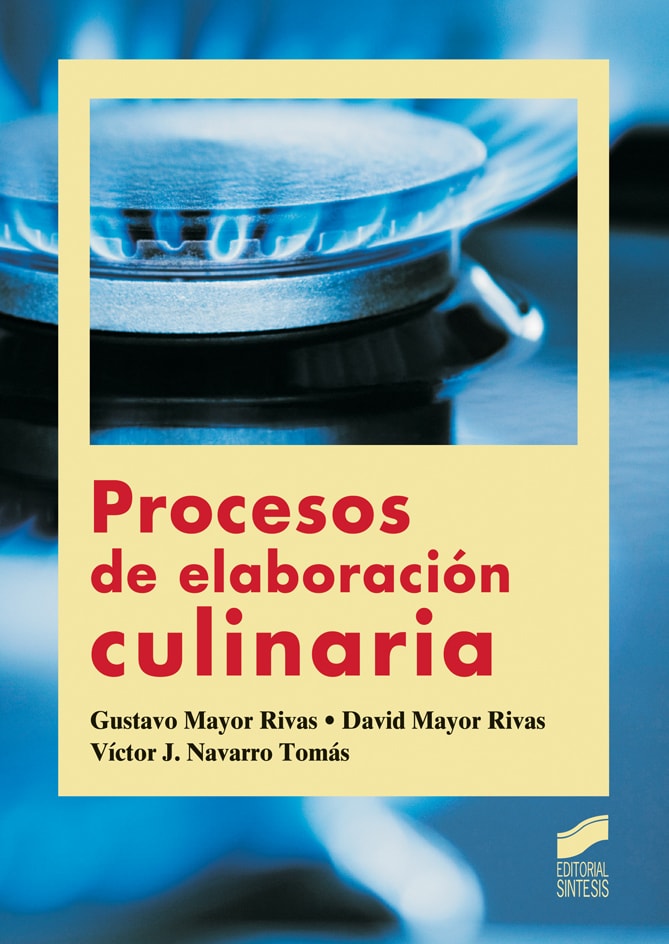 Portada del título procesos de elaboración culinaria