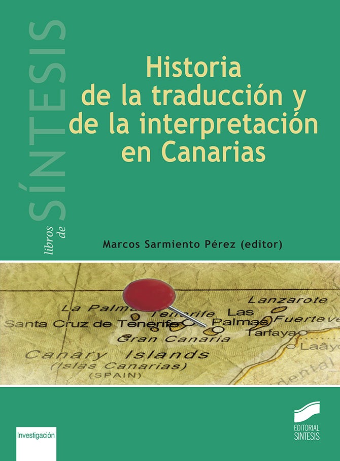 Portada del título historia de la traducción y de la interpretación en canarias