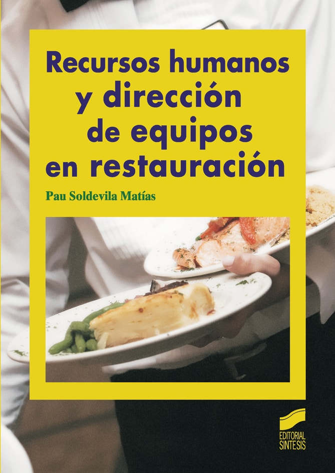 Portada del título recursos humanos y dirección de equipos en restauración