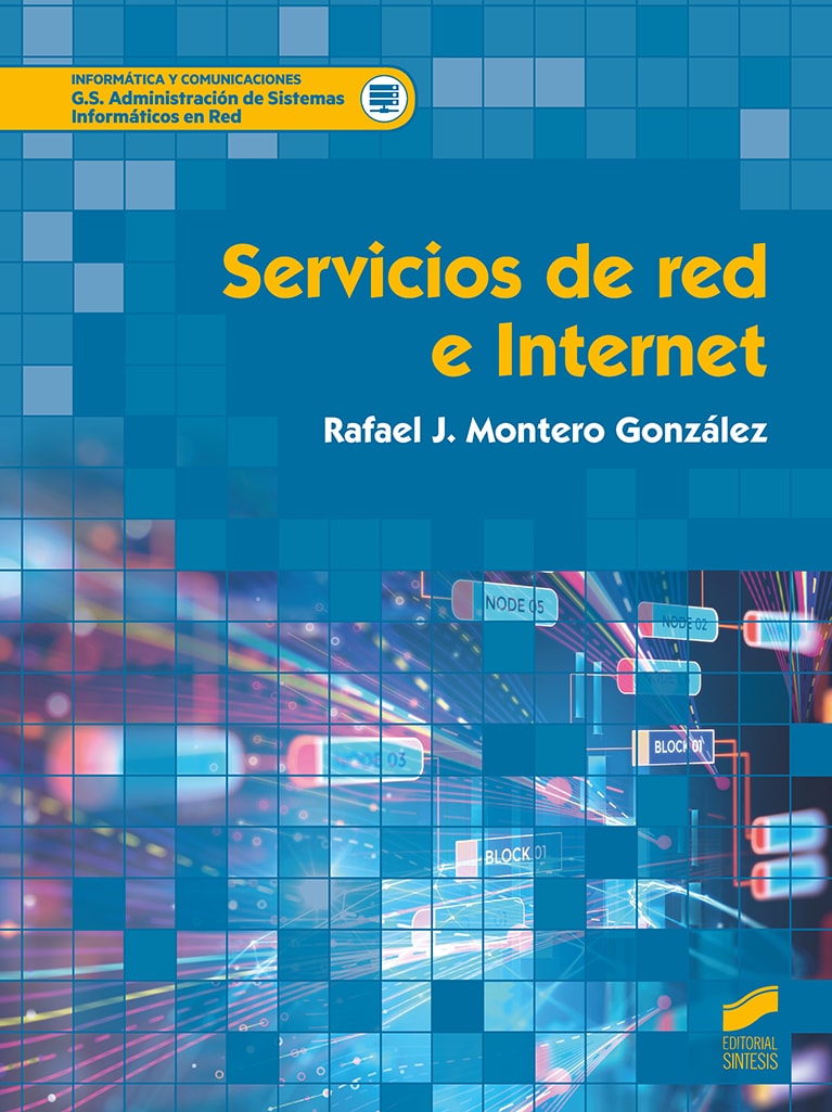 Portada del título servicios de red e internet