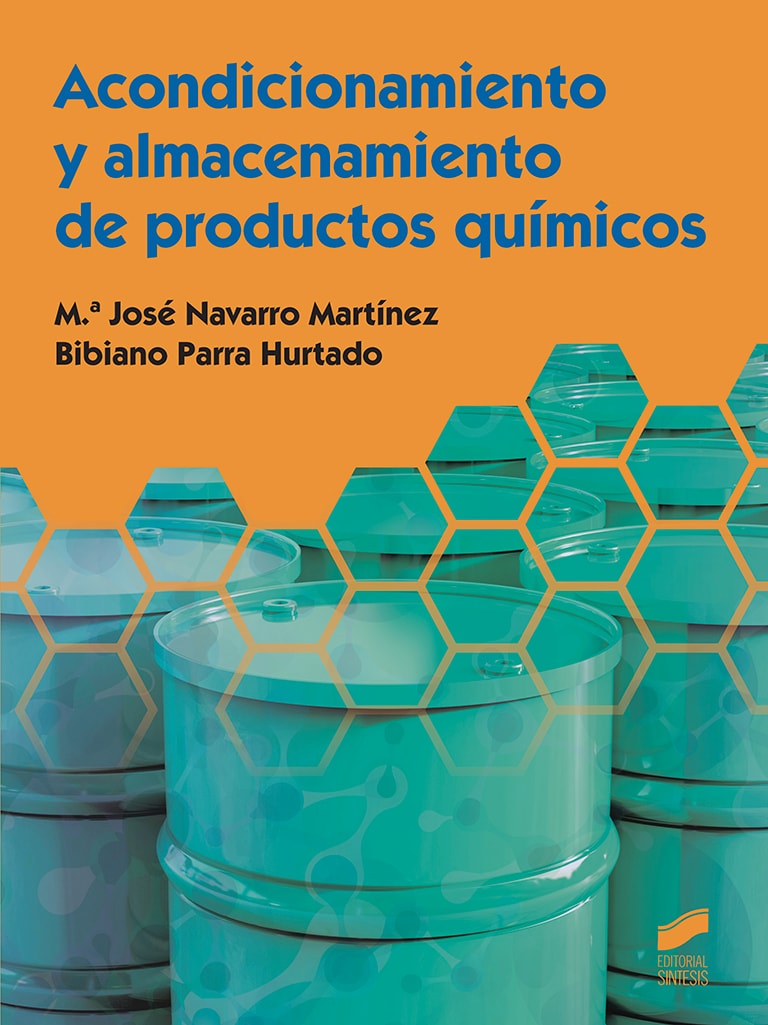 Portada del título acondicionamiento y almacenamiento de productos químicos