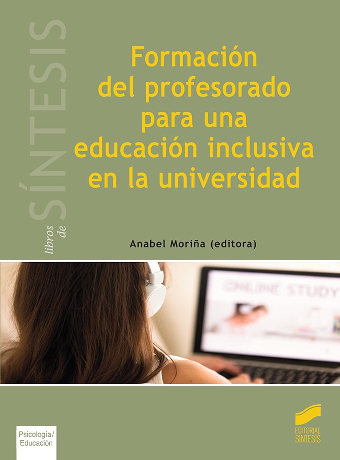 Portada del título formación del profesorado para una educación inclusiva en la universidad