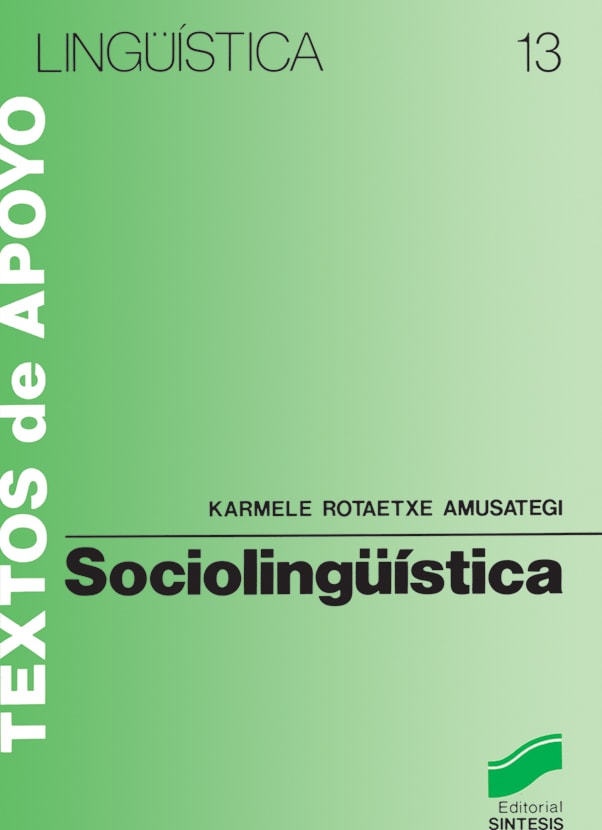 Portada del título sociolingüística