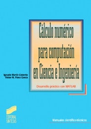 Portada del título cálculo numérico para computación en ciencia e ingeniería