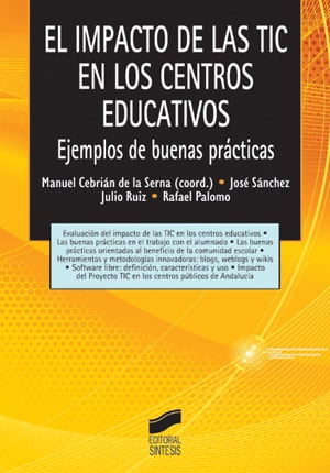 Portada del título el impacto de las tic en los centros educativos