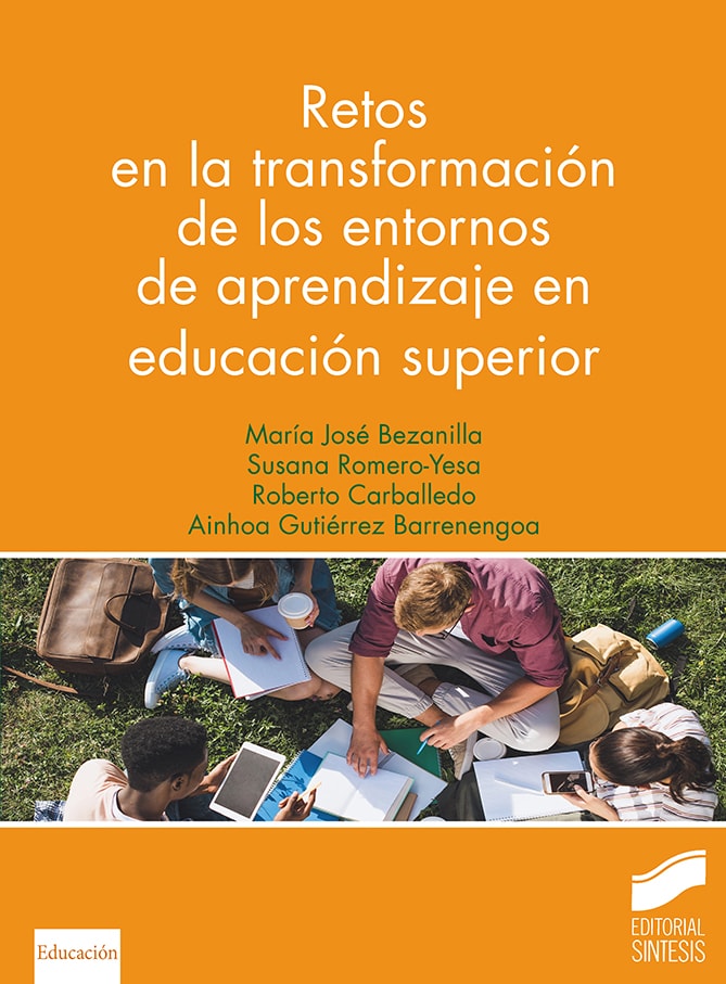 Portada del título retos en la transformación de los entornos de aprendizaje en educación superior