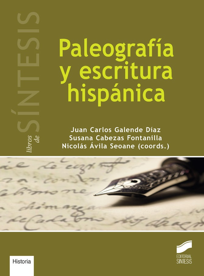 Portada del título paleografía y escritura hispánica