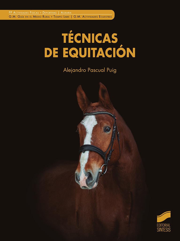 Portada del título técnicas de equitación
