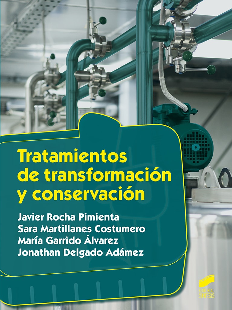 Portada del título tratamientos de transformación y conservación