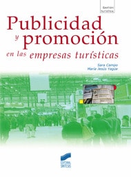 Portada del título publicidad y promoción en las empresas turísticas