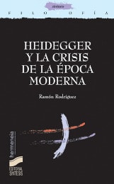 Portada del título heidegger y la crisis de la época moderna