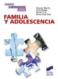 Portada del título familia y adolescencia