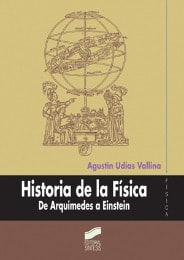 Portada del título historia de la física