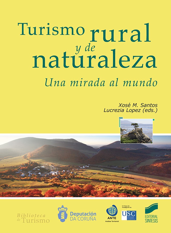 Portada del título turismo rural y de naturaleza. una mirada al mundo