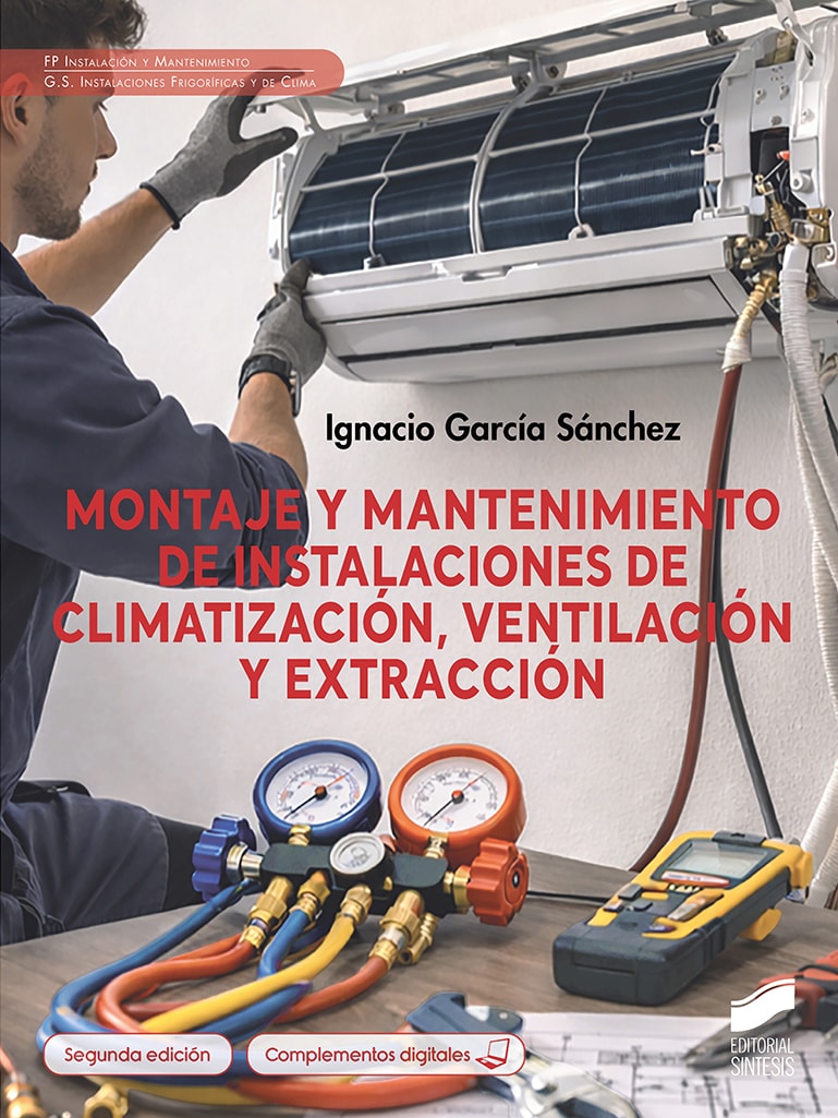 Portada del título montaje y mantenimiento de climatización, ventilación y extracción (segunda edición)