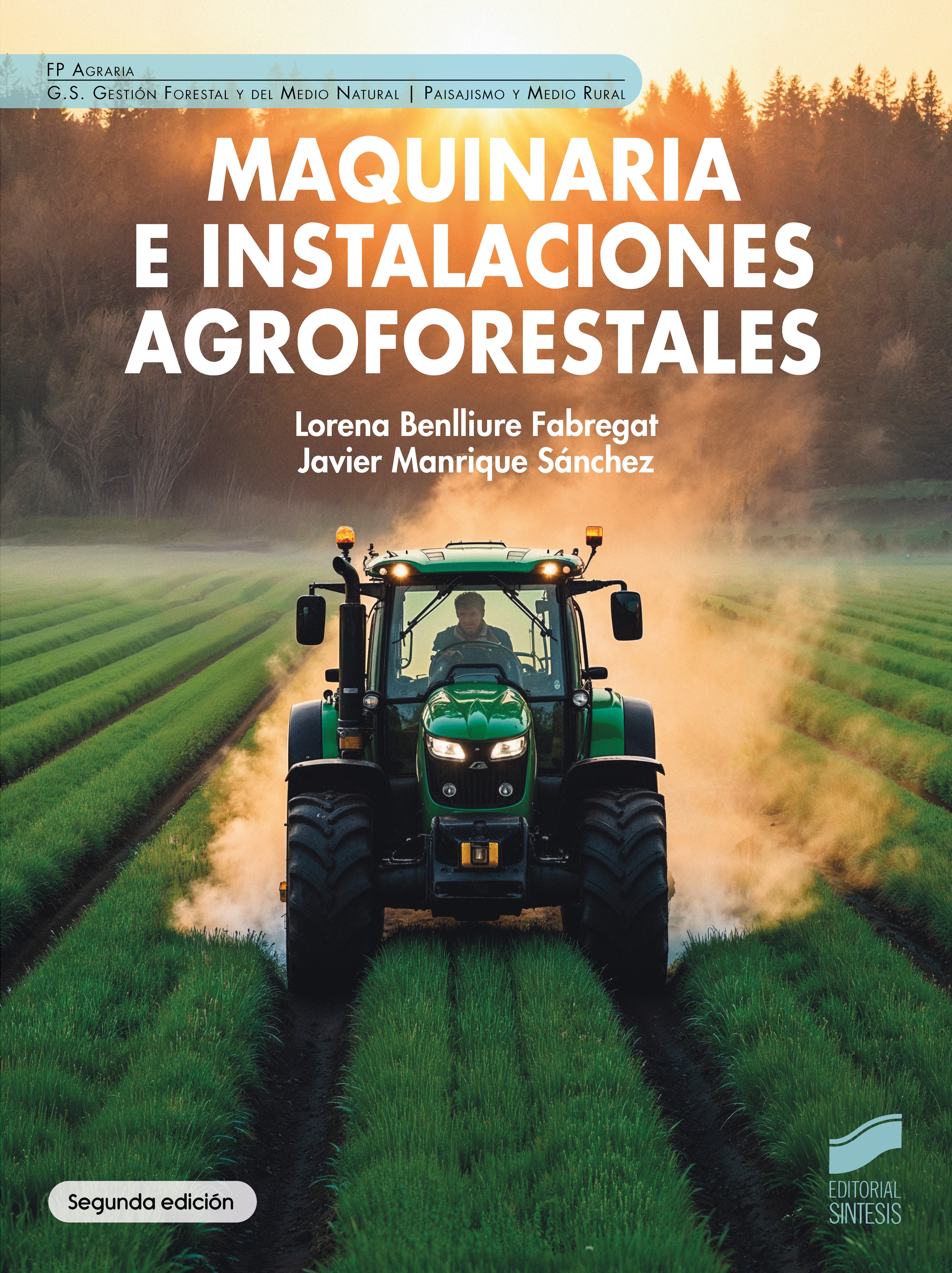 Portada del título maquinaria e instalaciones agroforestales (segunda edición)