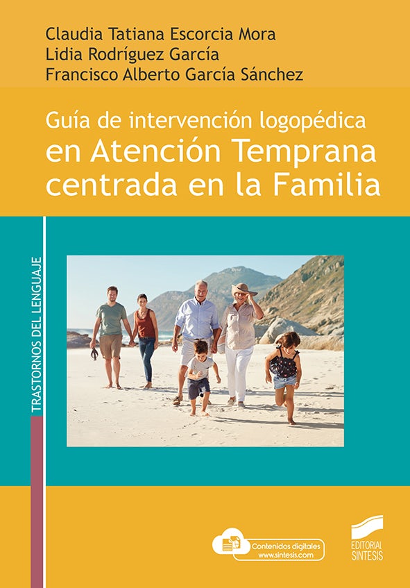 Portada del título guía de intervención logopédica en atención temprana centrada en la familia