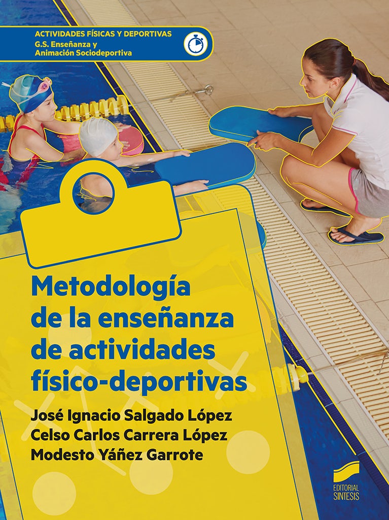 Portada del título metodología de la enseñanza de actividades físico-deportivas