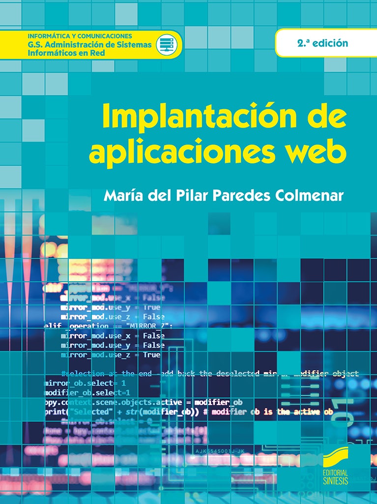Portada del título implantación de aplicaciones web (segunda edición)
