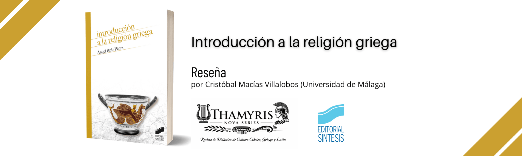Reseña de Introducción a la religión griega en Thamyris, nova series