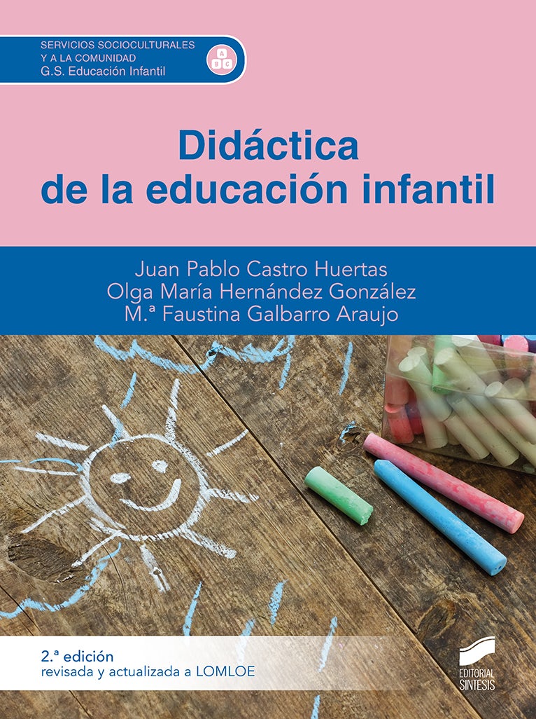 Portada del título didáctica de la educación infantil (2.ª edición revisada y actualizada a lomloe)