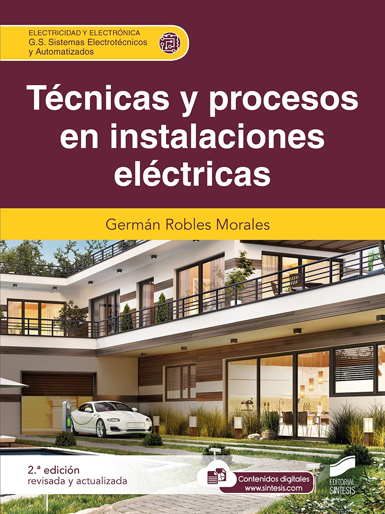 Portada del título técnicas y procesos en instalaciones eléctricas (2.ª edición revisada y actualizada)