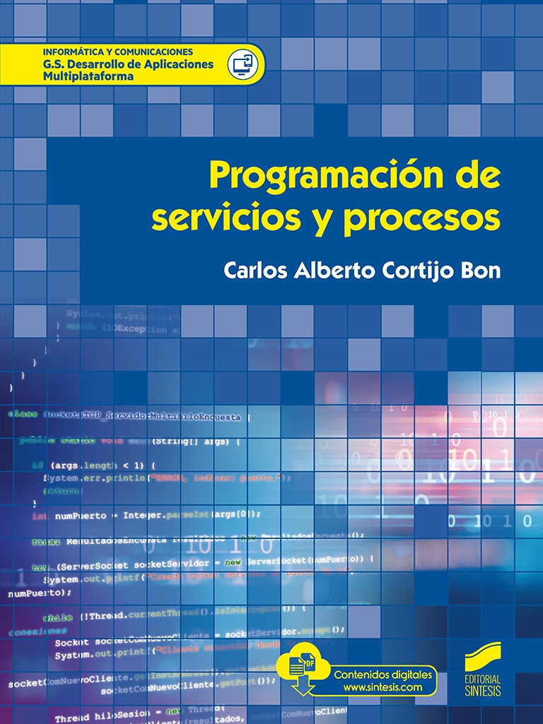 Portada del título programación de servicios y procesos