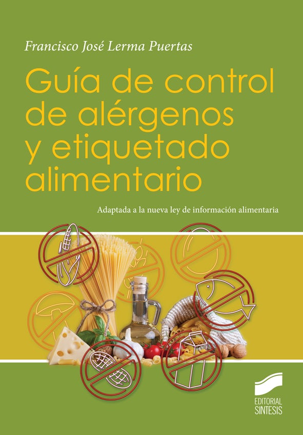 Portada del título guía de control de alergenos y etiquetado alimentario