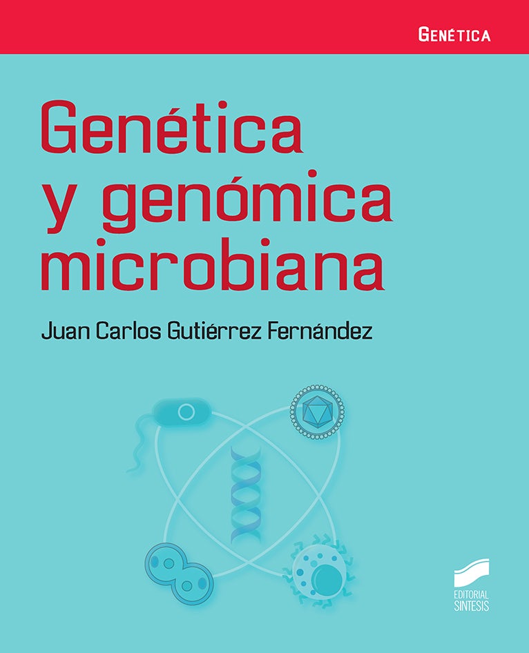 Portada del título genética y genómica microbiana