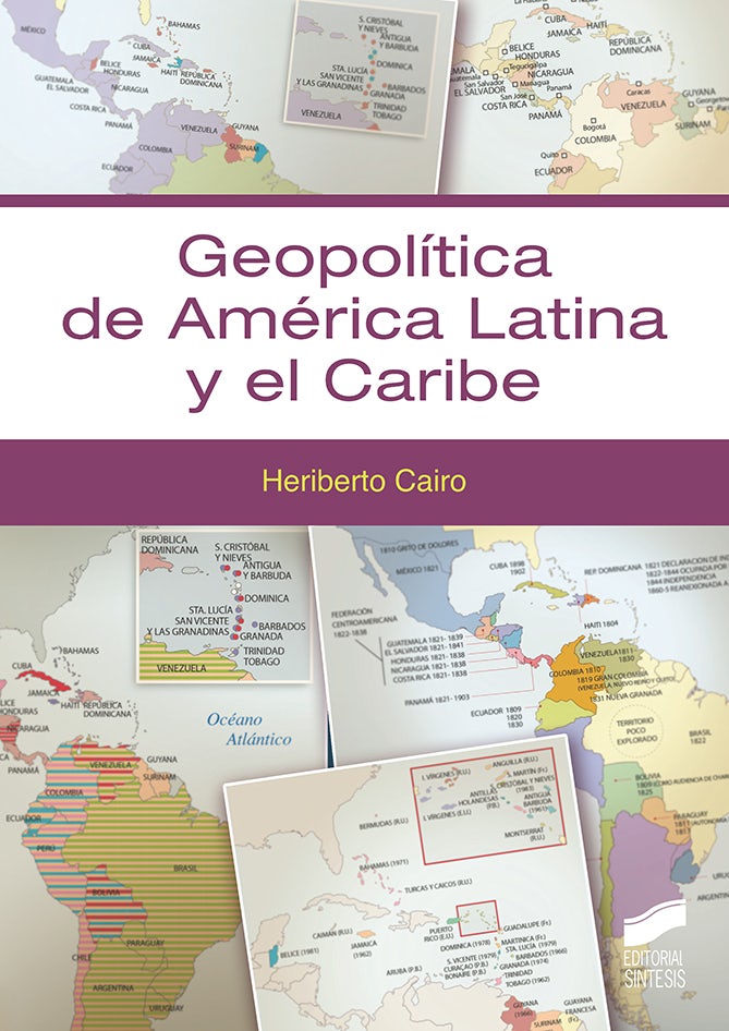 Portada del título geopolítica de américa latina y el caribe