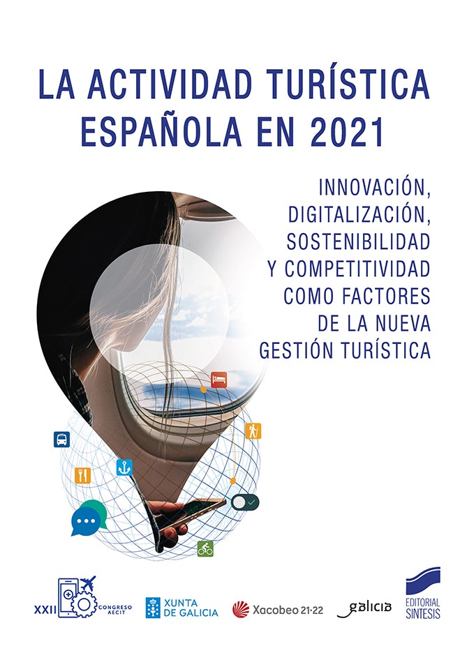 Portada del título la actividad turística española en 2021 (edición 2022)