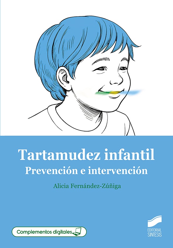 Portada del título tartamudez infantil. prevención e intervención