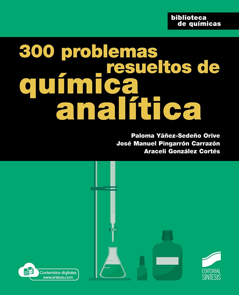 Portada del título 300 problemas resueltos de química analítica